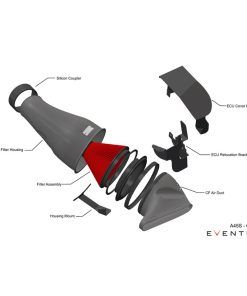 Kit d'Admission Carbone EVENTURI – EVE-A45S-CF-INT – Image 3