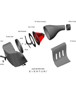 Kit d'Admission Carbone EVENTURI – Audi RS4 / RS5 – EVE-B9RS5-CF-INT – Image 3