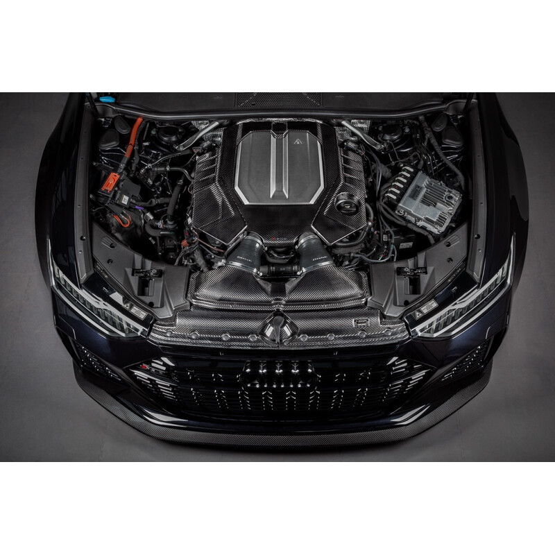 Cache Moteur Carbone (finition brillante) EVENTURI – Audi RS6 / RS7 – EVE-C8RS6-CF-ENG – Image 3