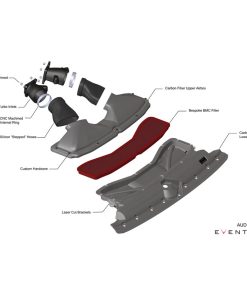Kit d'Admission Carbone (finition brillante) EVENTURI – Audi RS6 / RS7 – EVE-C8RS6-CF-INT – Image 3