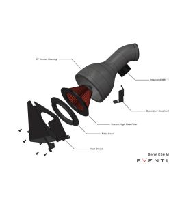 Kit d'Admission Carbone EVENTURI – BMW M3 (E36) – EVE-E36M3-CF-INT – Image 3