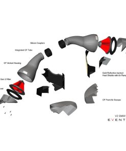 Kit d'Admission Carbone EVENTURI – BMW M5 / M8 / M8 GC – EVE-F9XM5M8-CF-INT – Image 4