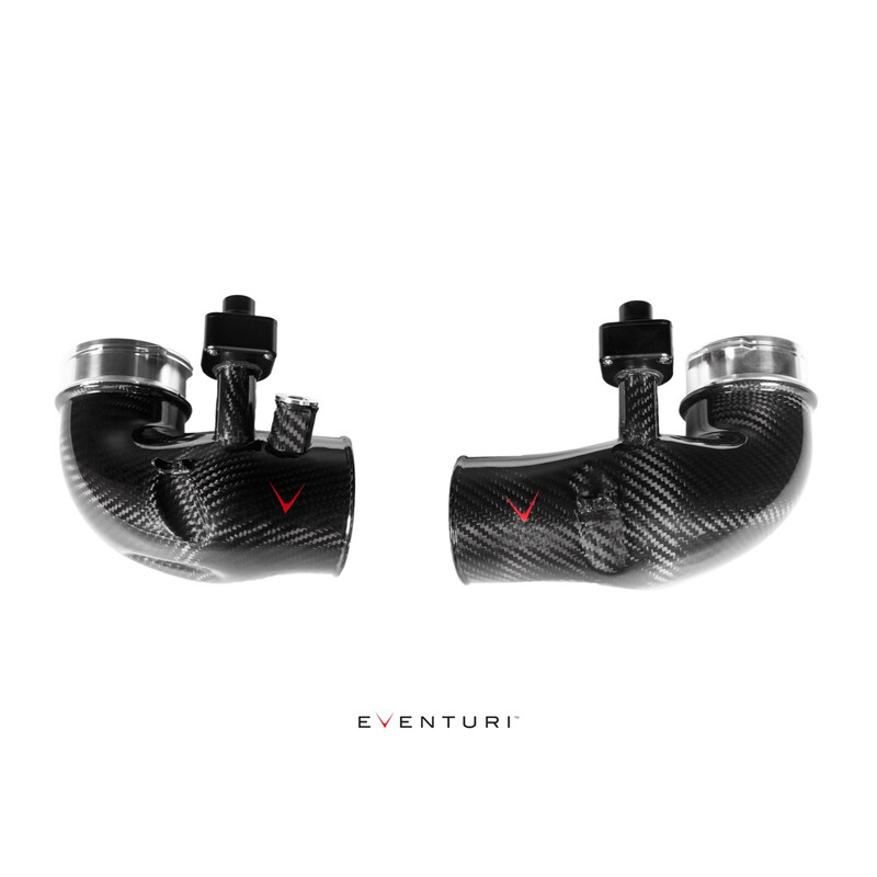 Conduits d'Admission Carbone (finition brillante) EVENTURI – BMW M5 (G90) 4.4 V8 Bi-Turbo PHEV 727 ch – EVE-G9X-CF-CHG