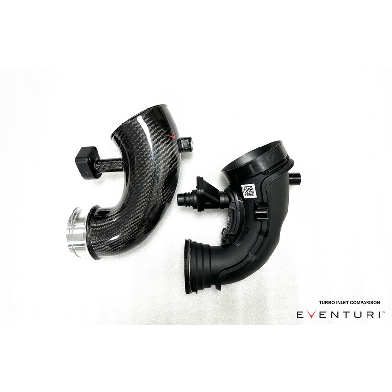 Conduits d'Admission Carbone (finition brillante) EVENTURI – BMW M5 (G90) 4.4 V8 Bi-Turbo PHEV 727 ch – EVE-G9X-CF-CHG – Image 4