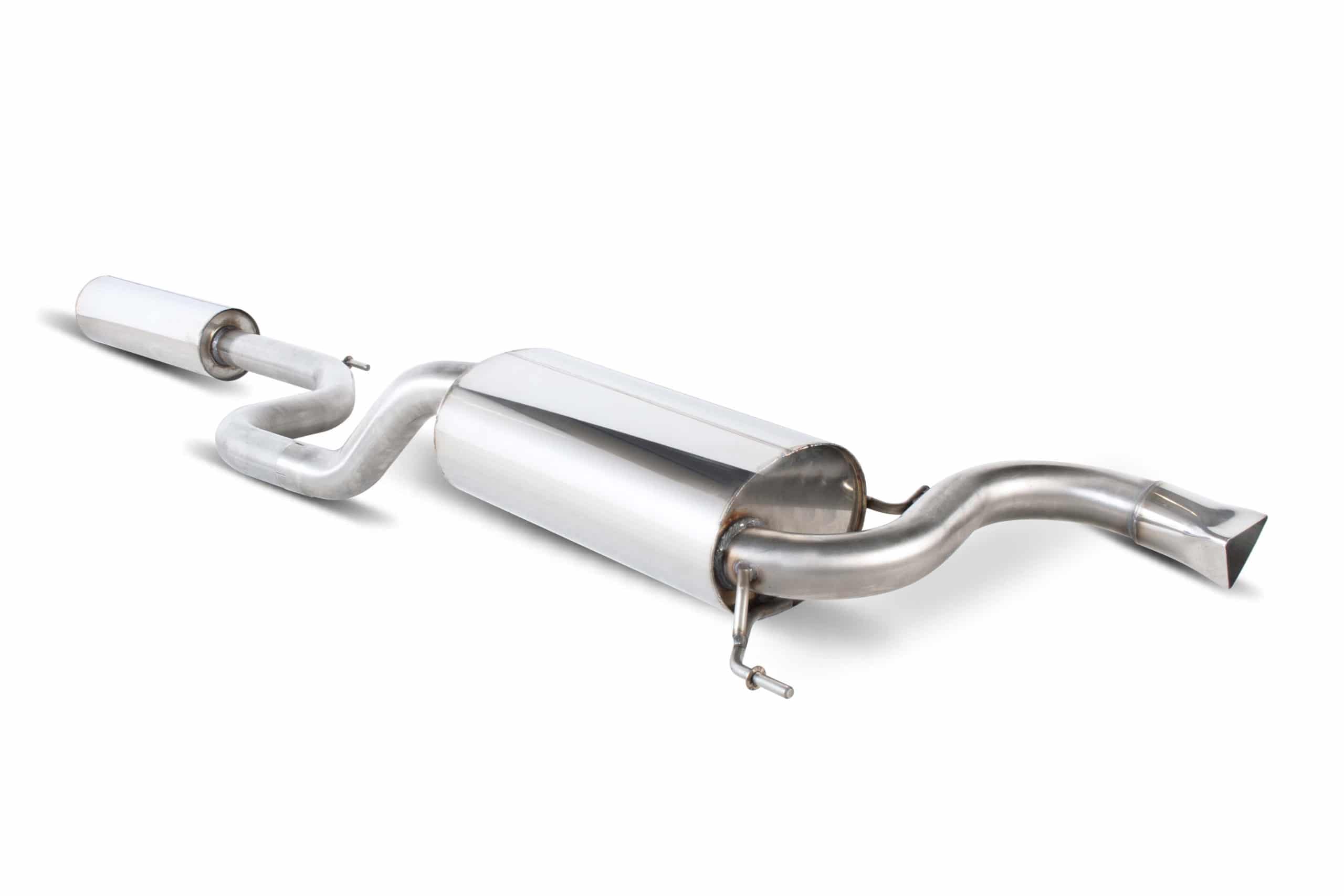 ligne cat-back avec intermediaire echappement inox ...