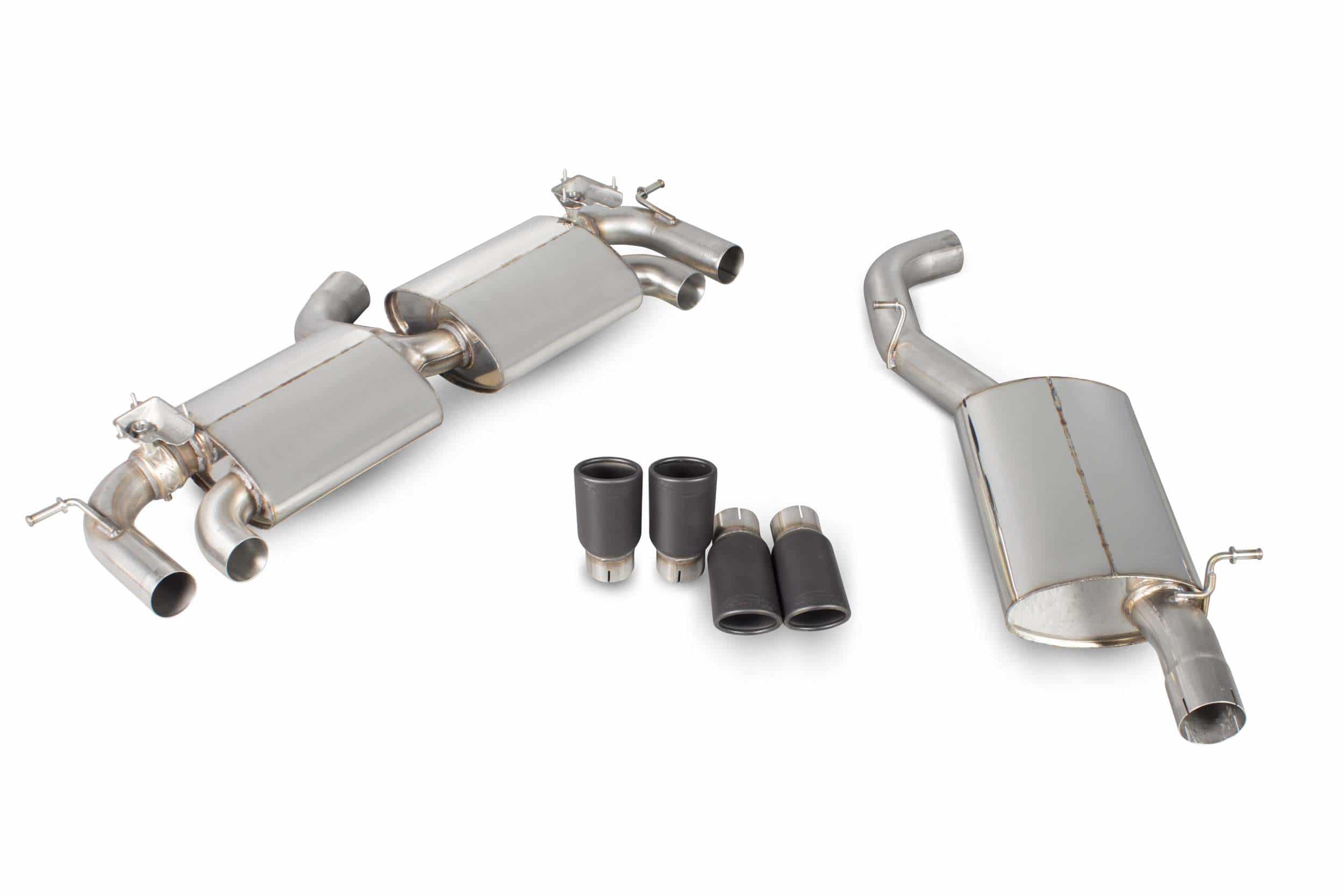 Catback avec silencieux à valves SCORPION Golf 7 R Sorties Monaco black – Image 2