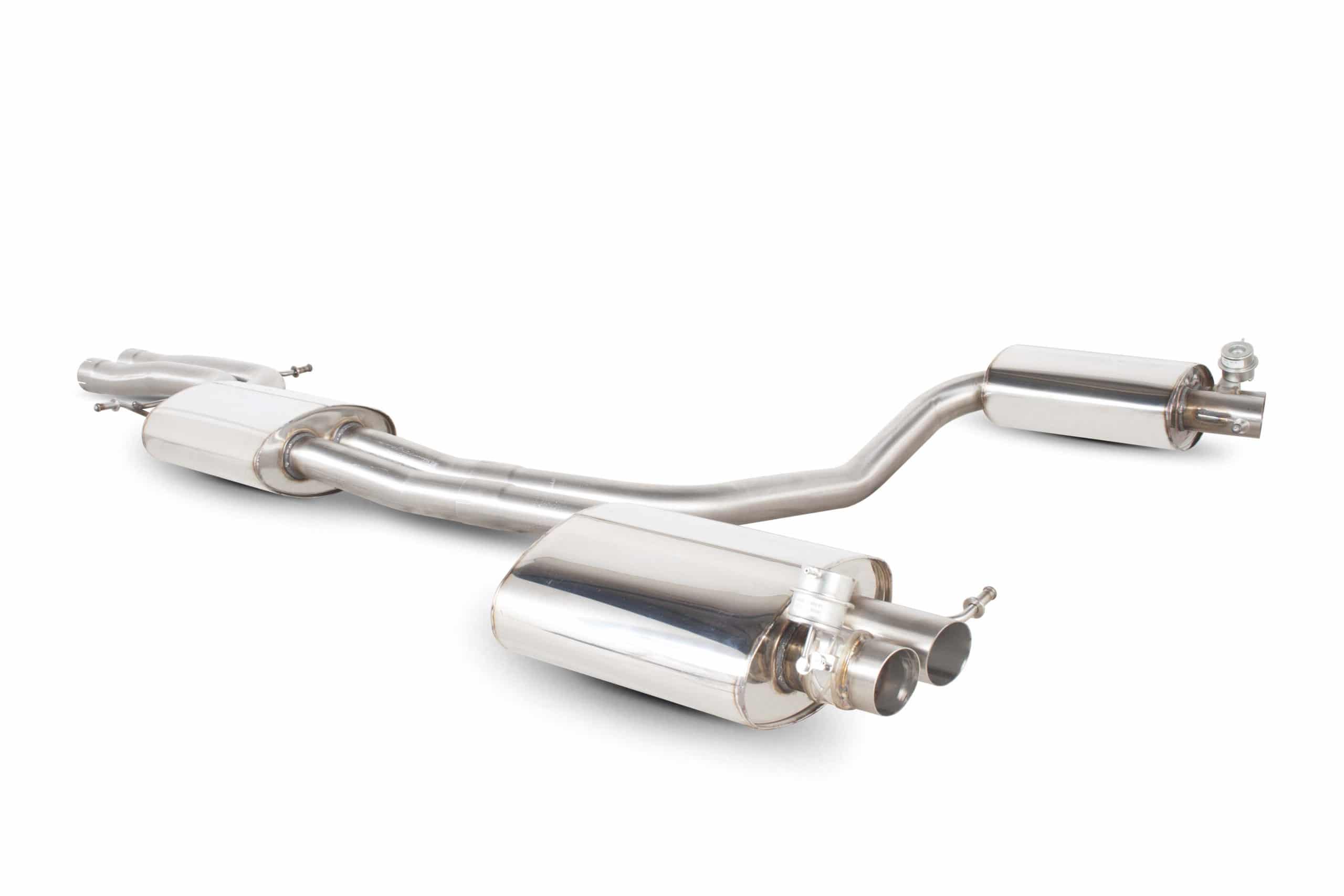 Catback avec silencieux à valves SCORPION Audi RS5 B8